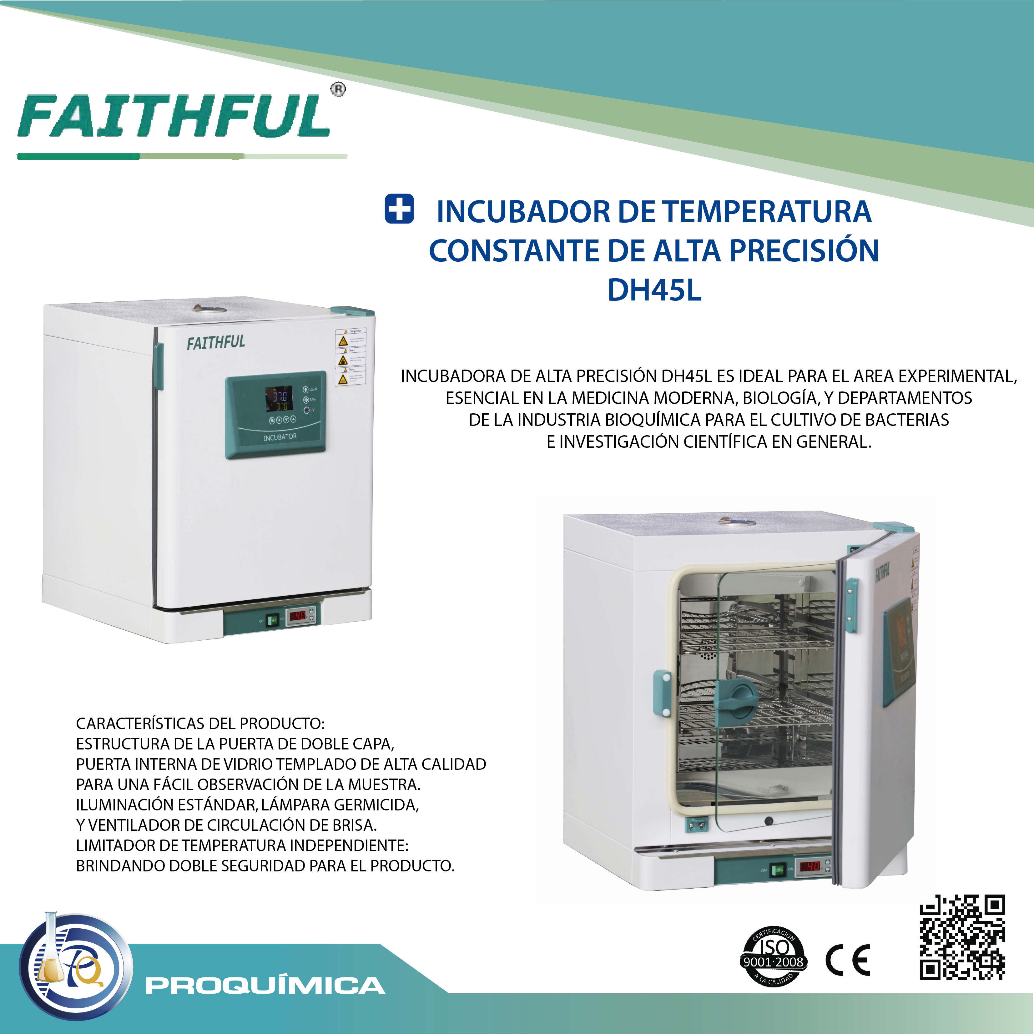 INCUBADOR DE TEMPERATURA CONSTANTE DE ALTA PRECISIÓN-image